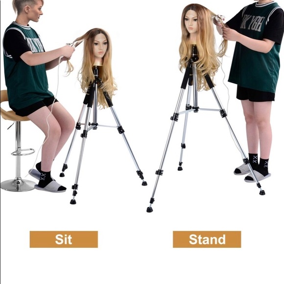 GEX wig stand + Head main image 6